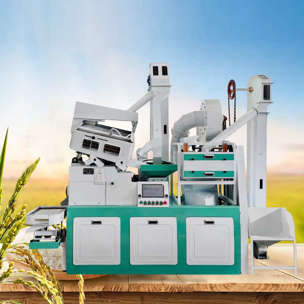 combined rice milling machine